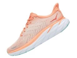 HOKA Women's Clifton 8 - Cantaloupe/Silver Peony (1119394-CSPY) -Chic Sportswear Store 1119394 CSPY 4
