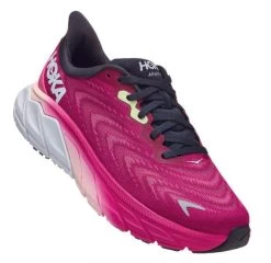 HOKA Women's Arahi 6 Wide (D) - Festival Fuchsia/Ibis Rose (1123197-FFIR) -Chic Sportswear Store 1123195 FFIR 1 f28705eb 4c34 4e1c 9bbf aea07739a703
