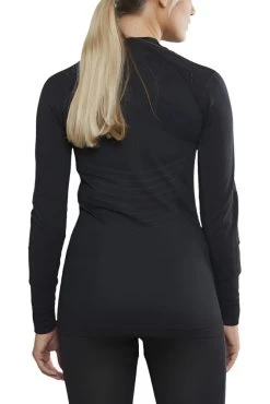 Craft Women's Active Intensity Crewneck Baselayer - Black/Asphalt (1907937-999995) 11 Craft Women's Active Intensity Crewneck Baselayer - Black/Asphalt (1907937-999995) -Chic Sportswear Store 1907937 999995 Active Intensity CN LS C2 Preview