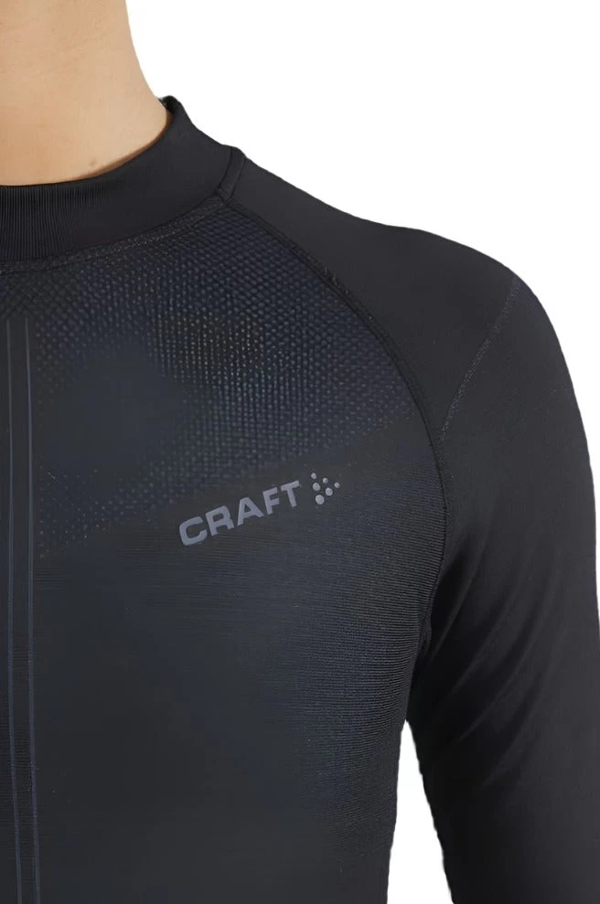 Craft Women's Active Intensity Crewneck Baselayer - Black/Asphalt (1907937-999995) 7 Craft Women's Active Intensity Crewneck Baselayer - Black/Asphalt (1907937-999995) - Image 5