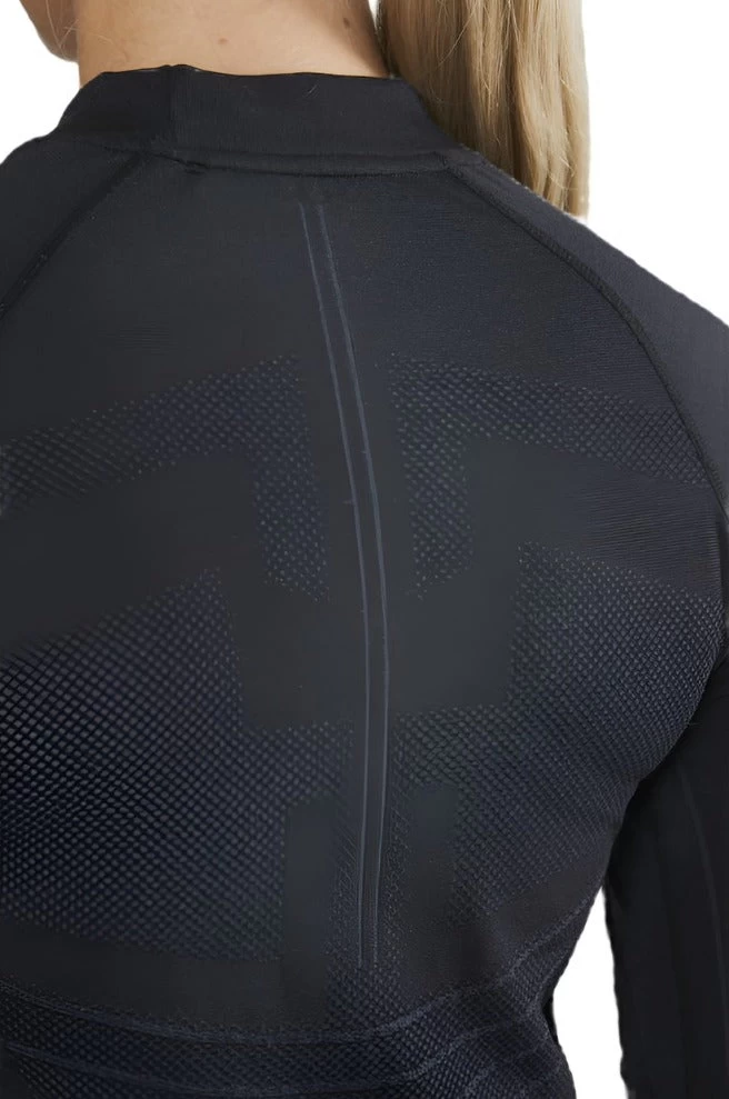 Craft Women's Active Intensity Crewneck Baselayer - Black/Asphalt (1907937-999995) 8 Craft Women's Active Intensity Crewneck Baselayer - Black/Asphalt (1907937-999995) - Image 6