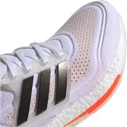 Adidas Women's UltraBoost 21 - White/Black/Solar Red (S23840) -Chic Sportswear Store 20652555