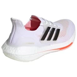 Adidas Women's UltraBoost 21 - White/Black/Solar Red (S23840) -Chic Sportswear Store 20654900