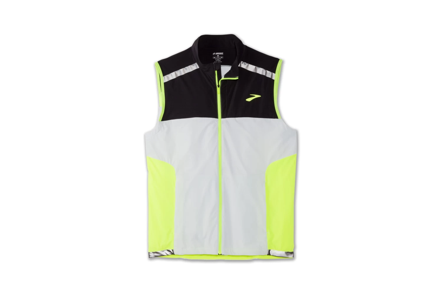 Brooks Men's Carbonite Vest - Icy Grey/Black/Nightlife (211358030) 9 Brooks Men's Carbonite Vest - Icy Grey/Black/Nightlife (211358030) - Image 7