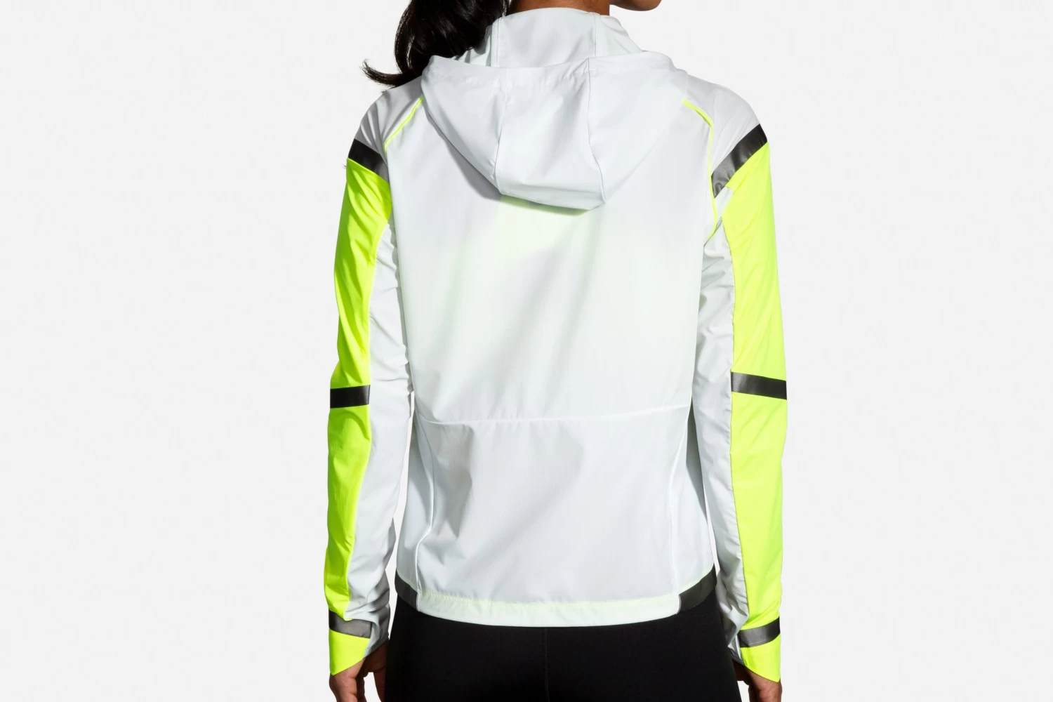Brooks Women's Carbonite Jacket - Icy Grey/Black/Nightlife (221493030) 6 Brooks Women's Carbonite Jacket - Icy Grey/Black/Nightlife (221493030) - Image 4