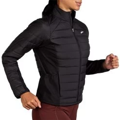 Brooks Women's Shield Hybrid Jacket - Black (221557001) -Chic Sportswear Store 221557 001 MV Shield Hybrid Jacket 2