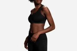 Brooks Women's Dare Zip Run Sports Bra - Black (350075001) -Chic Sportswear Store 350075 001 ma Dare Zip 97e38bc0 c412 47c7 8e8d fc5fb885050d