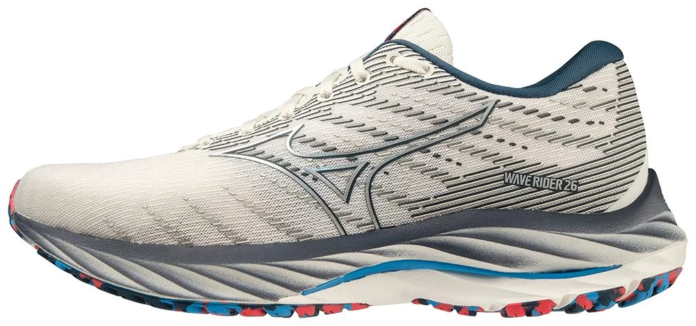 Mizuno Women's Wave Rider 26 - Snow White/Silver (411377.0D73) 4 Mizuno Women's Wave Rider 26 - Snow White/Silver (411377.0D73) - Image 2