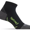 Feetures! Plantar Relief Ultra Light Quarter Sock - Black (PF2501)