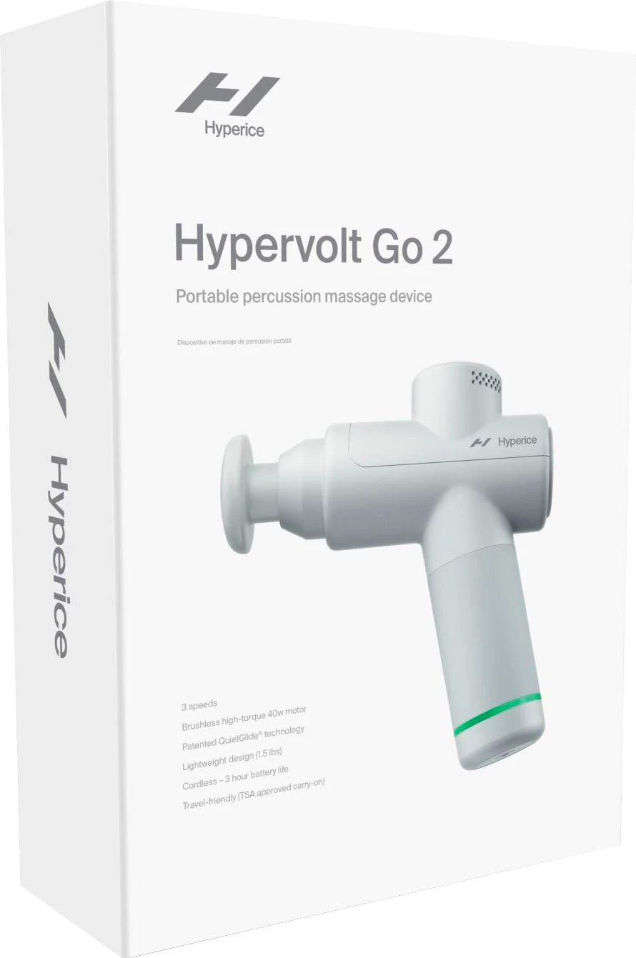 Hyperice Hypervolt GO 2 Massage Device - White (55200-001-00) 7 Hyperice Hypervolt GO 2 Massage Device - White (55200-001-00) - Image 5