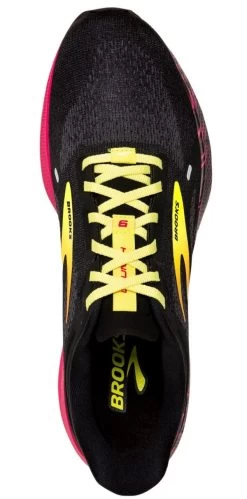 Brooks Men's Launch 9 -Chic Sportswear Store BrooksMensLaunch9 Black Pink Yellow 4