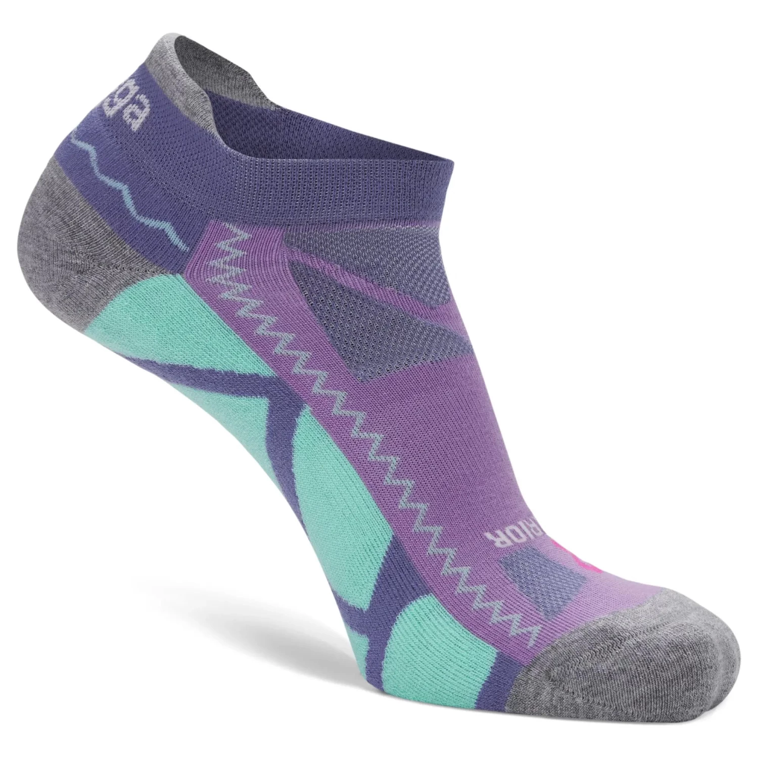 Balega Women's Grit And Grace Beautiful Warrior Running Socks - Violet (7496-6636) 3 Balega Women's Grit And Grace Beautiful Warrior Running Socks - Violet (7496-6636)