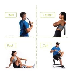 TriggerPoint AcuCurve Cane - Grey/Orange (04429) -Chic Sportswear Store cane carousel4