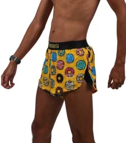 ChicknLegs Men's Shorts -Chic Sportswear Store chicknlegs mens salty donuts 2 inch half split shorts 2