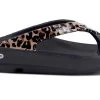 Oofos Women's OOlala Limited Sandal - Black/Leopard (1403) -Chic Sportswear Store ezgif.com gif maker 2022 09 26T095602.499