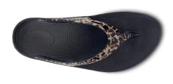 Oofos Women's OOlala Limited Sandal - Black/Leopard (1403) -Chic Sportswear Store ezgif.com gif maker 2022 09 26T095952.975