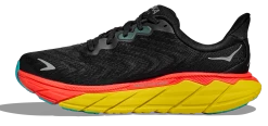 HOKA Men's Arahi 6 -Chic Sportswear Store hoka mens arahi 6 running shoe black red yellow
