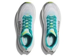 HOKA Men's Mach X -Chic Sportswear Store hoka mens mach x white blue 1