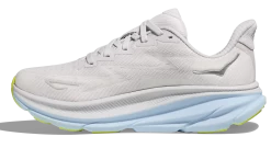 HOKA Women's Clifton 9 -Chic Sportswear Store hoka womens clifton nine running shoe gray blue