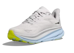 HOKA Women's Clifton 9 -Chic Sportswear Store hoka womens clifton nine running shoe gray blue 4