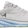 HOKA Women's Clifton 9 -Chic Sportswear Store hoka womens clifton nine running shoe gray blue 5