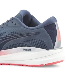 PUMA Women's Magnify Nitro Knit -Chic Sportswear Store puma womens magnify nitro knit running shoe blue gray 3