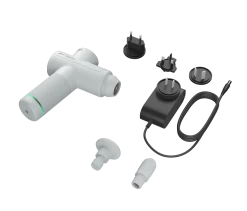 Hyperice Hypervolt GO 2 Massage Device - White (55200-001-00) 10 Hyperice Hypervolt GO 2 Massage Device - White (55200-001-00) -Chic Sportswear Store whats included hypervolt go 2